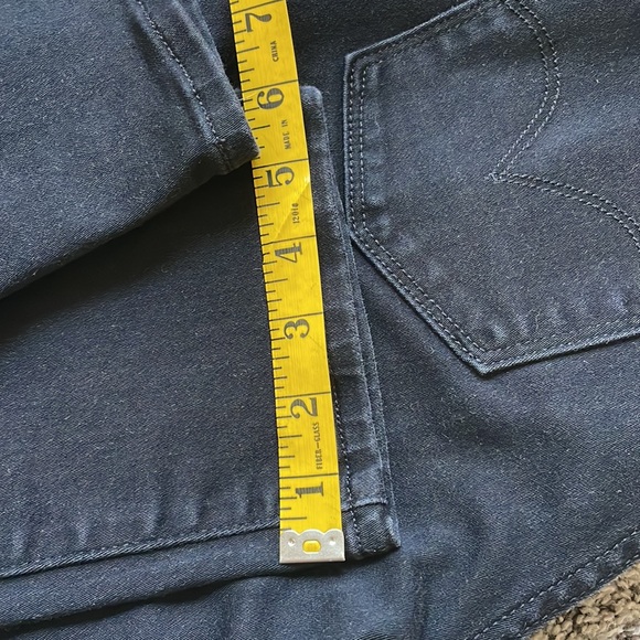 Women’s Levi’s Mid Rise Skinny Jeans Black Size 6 - Picture 15 of 15